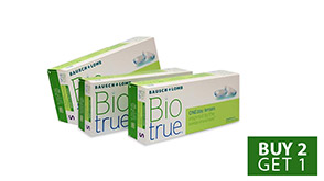 Buy 2 Get 1 Free: Bausch+Lomb Biotrue 1 Day