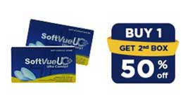 Buy 2 Get 50% off for 2nd Box: Softvue Ultra Comfort+